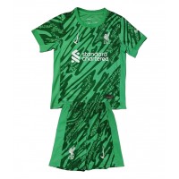 Maglia Calcio Liverpool Portiere Seconda Divisa Bambino 2024-25 Manica Corta (+ pantaloncini)